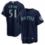 Maglia Baseball Uomo Seattle Mariners Ichiro Suzuki Alternato Replica Blu