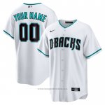 Maglia Baseball Uomo Arizona Diamondbacks Alternato Replica Personalizzate Bianco