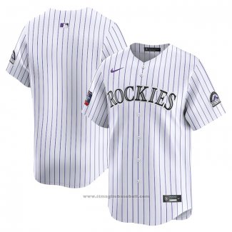 Maglia Baseball Uomo Colorado Rockies 2024 World Tour Mexico City Series Home Limited Bianco