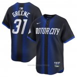 Maglia Baseball Uomo Detroit Tigers Riley Greene 2024 City Connect Limited Blu