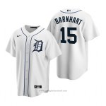 Maglia Baseball Uomo Detroit Tigers Tucker Barnhart Replica Home Bianco