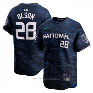 Maglia Baseball Uomo Matt Olson All Star 2023 Limited Blu