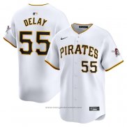 Maglia Baseball Uomo Pittsburgh Pirates Jason Delay Home Limited Bianco