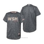 Maglia Baseball Bambino Washington Nationals 2022 City Connect Replica Grigio