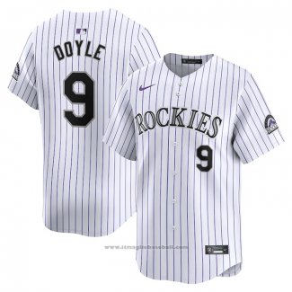 Maglia Baseball Uomo Colorado Rockies Brenton Doyle Home Limited Bianco