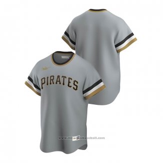 Maglia Baseball Uomo Pittsburgh Pirates Cooperstown Collection Grigio