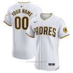 Maglia Baseball Uomo San Diego Padres Home Elite Personalizzate Bianco