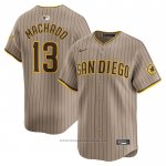 Maglia Baseball Uomo San Diego Padres Manny Machado Alternato Limited Marrone