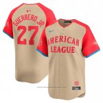 Maglia Baseball Uomo All Star 2024 Vladimir Guerrero JR. American League Limited Crema