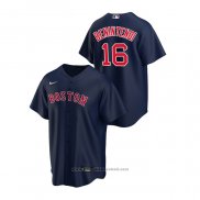 Maglia Baseball Uomo Boston Red Sox Andrew Benintendi Replica Alternato Blu