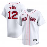 Maglia Baseball Uomo Boston Red Sox Connor Wong Home Limited Bianco