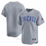 Maglia Baseball Uomo Chicago Cubs Road Limited Grigio