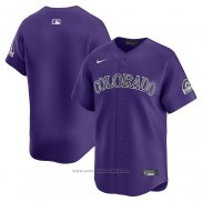 Maglia Baseball Uomo Colorado Rockies Alternato Limited Viola