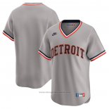 Maglia Baseball Uomo Detroit Tigers Cooperstown Collection Limited Grigio