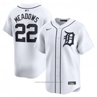 Maglia Baseball Uomo Detroit Tigers Parker Meadows Home Limited Bianco