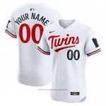 Maglia Baseball Uomo Minnesota Twins Home Elite Personalizzate Bianco