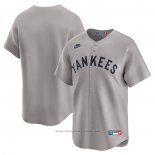 Maglia Baseball Uomo New York Yankees Cooperstown Collection Limited Grigio