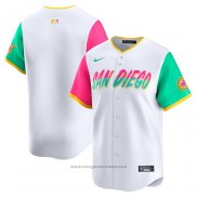 Maglia Baseball Uomo San Diego Padres City Connect Limited Bianco