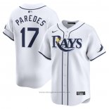 Maglia Baseball Uomo Tampa Bay Rays Isaac Paredes Home Limited Bianco